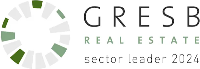 GRESB real estate sector leader 2024 logo